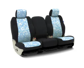 Coverking Custom Seat Covers 1 Row Neoprene Hawaiian Sky | Black Sides Front Toyota 4Runner 1996-2002