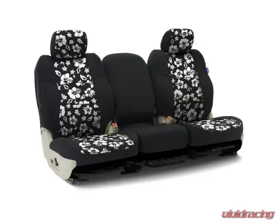 Coverking Custom Seat Covers 1 Row Neoprene Hawaiian Black | Black Sides Front Chevrolet Trax 2015-2021 - CSCF9CH10005