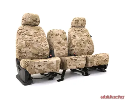 Coverking Custom Seat Covers 1 Row Ballistic Multi-Cam Arid Front Ram 1500 2012 - CSCMC3RM1037