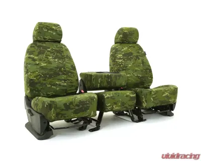 Coverking Custom Seat Covers 1 Row Ballistic Multi-Cam Tropic Front Jeep Wrangler 2007-2010 - CSCMC4JP7137
