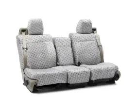 Coverking Custom Seat Covers 1 Row Neosupreme Chrome Diamond Plate Solid Front Honda HR-V 2016-2021