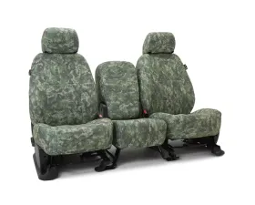 Coverking Custom Seat Covers 1 Row Neosupreme Digital Camo Jungle Green Solid Front Honda Odyssey 2018-2021