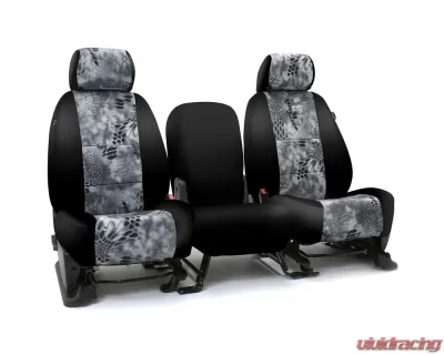 Coverking Skanda Custom Seat Covers 1 Row Neosupreme Kryptek Raid with Black Sides Front Subaru Impreza 2017-2021 - CSC2KT16SU9503