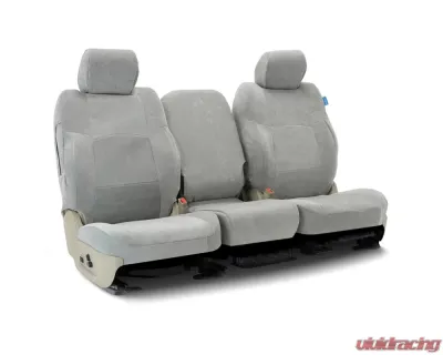 Coverking Custom Seat Covers 1 Row Suede Solid Gray Front Chrysler 300 2005-2009 - CSCC3CR7200