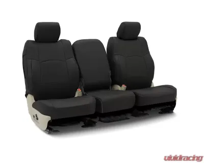 Coverking Custom Seat Covers 1 Row Rhinohide Black Front Chevrolet Silverado 2500 | 3500 HD 2015-2019 - CSCRH1CH9656
