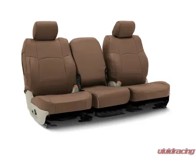 Coverking Custom Seat Covers 1 Row Rhinohide Chestnut Brown Front Chevrolet Silverado 1500 2019-2021 - CSCRH4CH10149