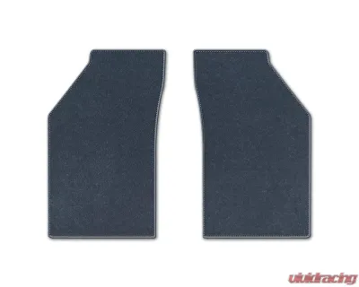Coverking Premium Plush Designer Floor Mats Style A Med Blue Front Mazda RX-7 1986-1991 - DFMAM11MA9047A1