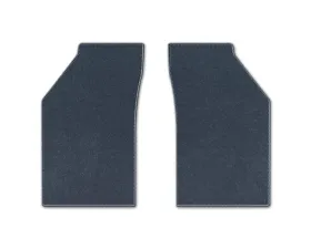 Coverking Premium Plush Designer Floor Mats Style A Med Blue Front McLaren MP4-12C 2011-2014