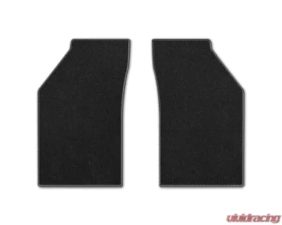 Coverking Premium Plush Designer Floor Mats Style A Black Front Aston Martin V8 Vantage | V12 Vantage | DB9 2007-2015 - CLEARANCE - DFMAM1AS7107A1