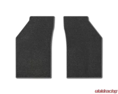 Coverking Premium Plush Designer Floor Mats Style A Charcoal Front Ford Excursion 2000-2005 - DFMAM2FD9087A1