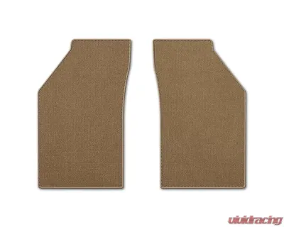 Coverking Premium Plush Designer Floor Mats Style A Golden Tan Front - DFMAM32FD9082A1