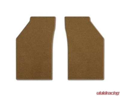 Coverking Premium Plush Designer Floor Mats Style A Camel Tan Front Jaguar X-Type 2002-2008 - DFMAM33JA9055A1
