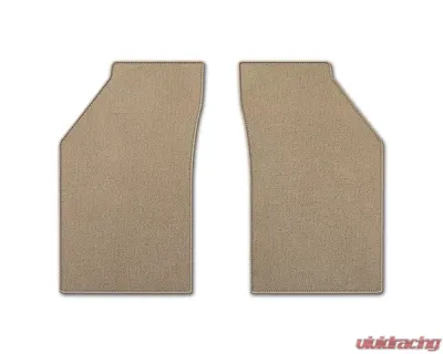 Coverking Premium Plush Designer Floor Mats Style A Light Beige Front Jaguar XK8 | XKR 1997-2004 - DFMAM35JA9016A1