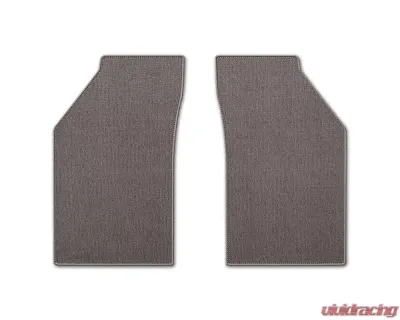 Coverking Premium Plush Designer Floor Mats Style A Medium Gray Front Ford Crown Victoria 1998-2004 - DFMAM39FD7629A1