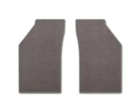 Coverking Premium Plush Designer Floor Mats Style A Medium Gray Front Mercedes-Benz 350SL | 450SL | 380SL 1972-1985