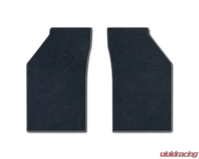 Coverking Premium Plush Designer Floor Mats Style A Navy Blue Front Chevrolet Express 1996-2011 - DFMAM41CH9079A1