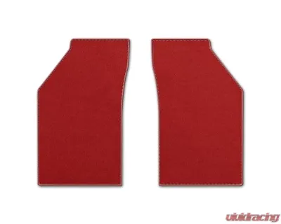 Coverking Premium Plush Designer Floor Mats Style A Red Front Subaru Impreza | WRX 2015-2021 - DFMAM7SU9410A1