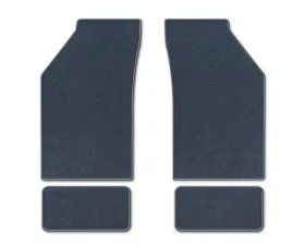 Coverking Premium Plush Designer Floor Mats Style B Medium Blue Front Center Ford F-150 2015-2022