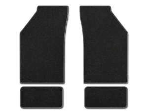 Coverking Premium Plush Designer Floor Mats Style B Black Front Center Chevrolet Silverado 3500 | Silverado 2500 HD 2015-2019 - DFMBM1CH9990B1 - Image 5