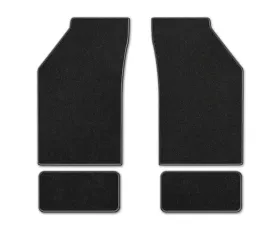 Coverking Premium Plush Designer Floor Mats Style B Black Front Center Lincoln LS 2000-2006