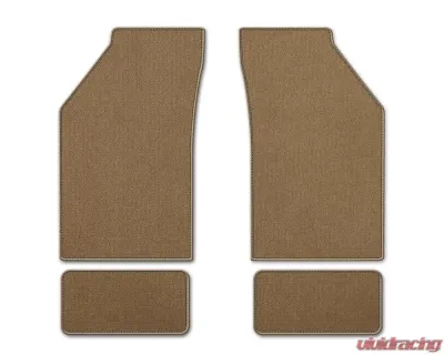 Coverking Premium Plush Designer Floor Mats Style B Brown Front Center Lexus GX470 2003-2009 - DFMBM32LX9261B1