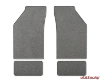Coverking Premium Plush Designer Floor Mats Style B Gray Front Center BMW 3-Series 1994-1999 - DFMBM37BM9235B1