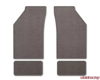 Coverking Premium Plush Designer Floor Mats Style B Gray Front Center Dodge Ramcharger 1981-1993 - DFMBM39DG9388B2