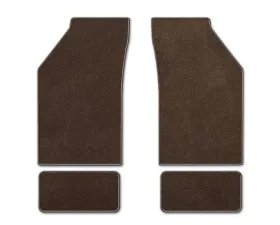 Coverking Premium Plush Designer Floor Mats Style B Brown Front Center Bentley Continental | Flying Spur 2011-2018