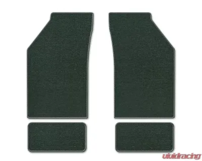 Coverking Premium Plush Designer Floor Mats Style B Black Front Center Ford Mustang 2015-2022 - DFMBXB09FD9901B1
