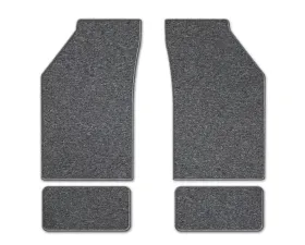 Coverking Premium Plush Designer Floor Mats Style B Gray Front Center Ford F-250 | F-350 Super Duty 2017-2021