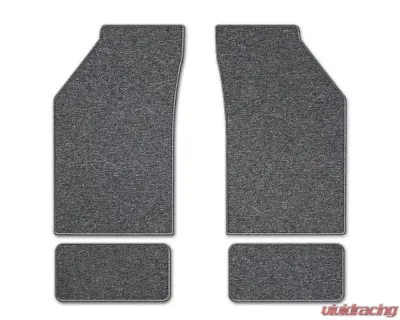 Coverking Premium Plush Designer Floor Mats Style B Gray Front Center Ford F-250 | F-350 Super Duty 2017-2021 - DFMBXB45FD9917B1