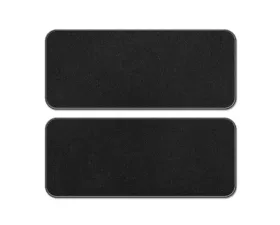 Coverking Premium Plush Designer Floor Mats Style C Black Third Row And Rear Chevrolet Suburban 2000-2005