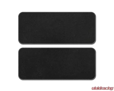 Coverking Premium Plush Designer Floor Mats Style C Black Third Row And Rear Chevrolet Suburban 2000-2005 - DFMCM1CH9337C1