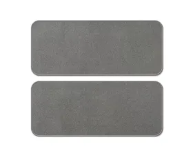 Coverking Premium Plush Designer Floor Mats Style C Gray Rear Center Dodge Grand Caravan 2011-2021