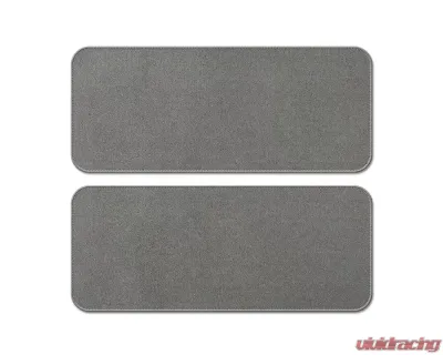 Coverking Premium Plush Designer Floor Mats Style C Gray Rear Center Dodge Grand Caravan 2011-2021 - DFMCM37DG9399C3