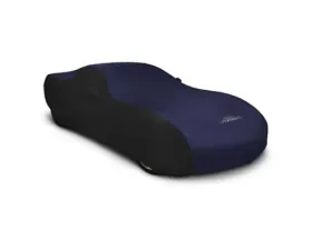 Coverking CVC3SS292 Coverking Satin Stretch 2-Tone Black Sides Dark Blue Center Class 3 Custom Car Cover Chevrolet Corvette 2005-2013