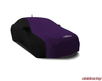 Coverking CVC3SS297 Coverking Satin Stretch 2-Tone Black Sides Plum Crazy Purple Center Class 3 Custom Car Cover Chevrolet Corvette 2005-2013 - CVC3SS297CH7743