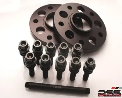 RSS Porsche 18MM Black Spacers Set of 2 Porsche 718 Boxster | 718 Cayman | 911 | Panamera 80-18 - 341/11
