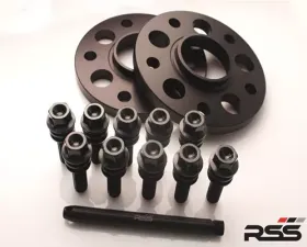 RSS Porsche 5MM Spacers Set of 2 All RSS Wheel Spacer Kit-Black Porsche 718 Boxster | 718 Cayman | 911 | Boxster | Cayman | Panamera 97-18