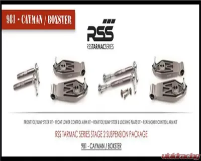 RSS Tarmac Stage 2 Suspension Kit Porsche Boxster | 718 Cayman 17-18 - TS-2-BC981/982/718
