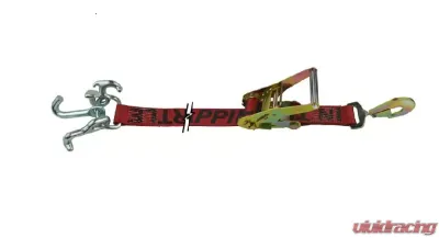 Tie Down Strap 10K Frame Hook Ratchet Assembly RTJ Cluster Hook 9 Foot Snappin Turtle - V1650