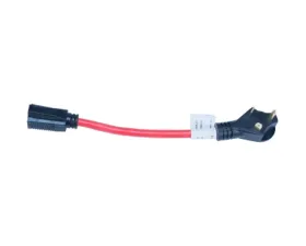 RV Power Adapter 12 Inch 30 Amp Male To 15 Amp Female 12AWG Snappin Turtle