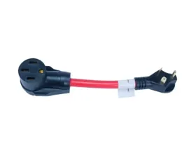 RV Power Adapter 12 Inch 50 Amp Female To 30 Amp Male 10AWG Snappin Turtle