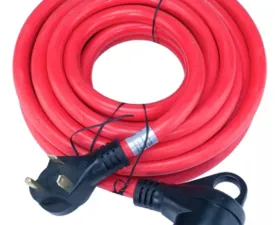 RV Power Adapter 25 Foot 30 Amp Female To 30 Amp Male 10AWG Snappin Turtle