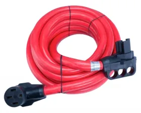 RV Power Adapter 12 Foot 50 Amp Female To 50 Amp Male 6AWG Snappin Turtle