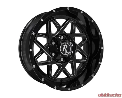 Remington Off-Road Caliber Wheel 20x10 6x135|139.7 -25mm Gloss Black Milled Edges - CA201066-25GB-M