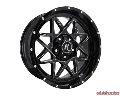 Remington Off-Road Caliber Wheel 20x9 5x139.7|150 0mm Gloss Black Milled Edges - CA2090590GB-M