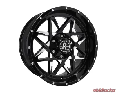Remington Off-Road Caliber Wheel 20x9 6x135|139.7 -10mm Gloss Black Milled Face - CA209066-10ML3
