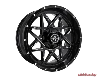 Remington Off-Road Caliber Wheel 20x9 6x120|139.7 -10mm Gloss Black Milled Edges - CA209088-10GB-M