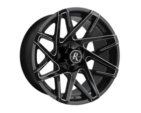 Remington Off-Road Canyon Wheel 20x9 6x120|139.7 15mm Gloss Black Milled Edges